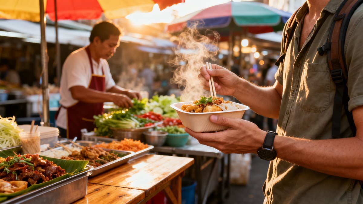 How to Eat Street Food Safely While Traveling -